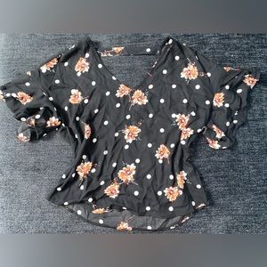 Lily White Open Back Dress Shirt